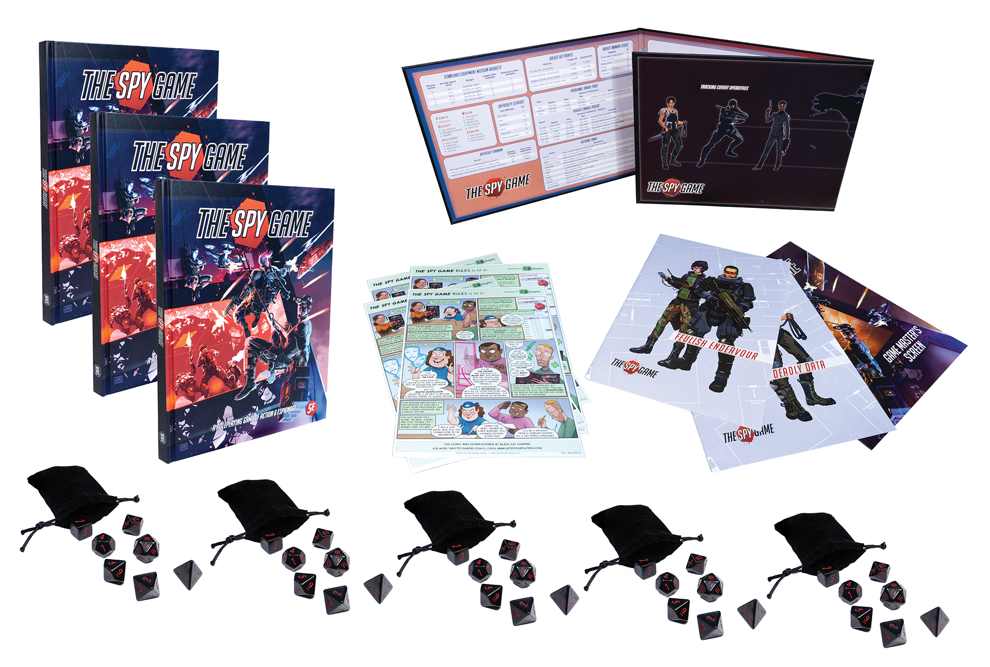 The Spy Game - Full Table Bundle – Black Cats Gaming